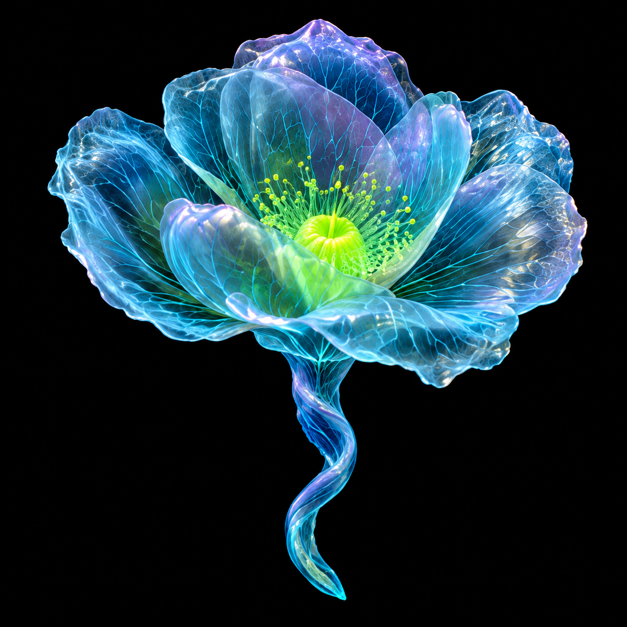 Aurelia: Open bloom. Fictional developmental artwork.