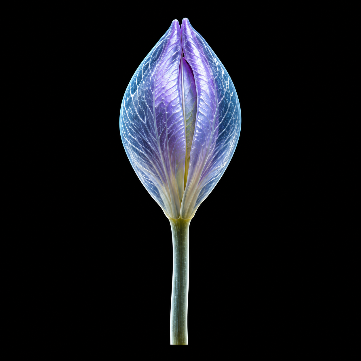 Velora: Flower bud. Fictional developmental artwork.