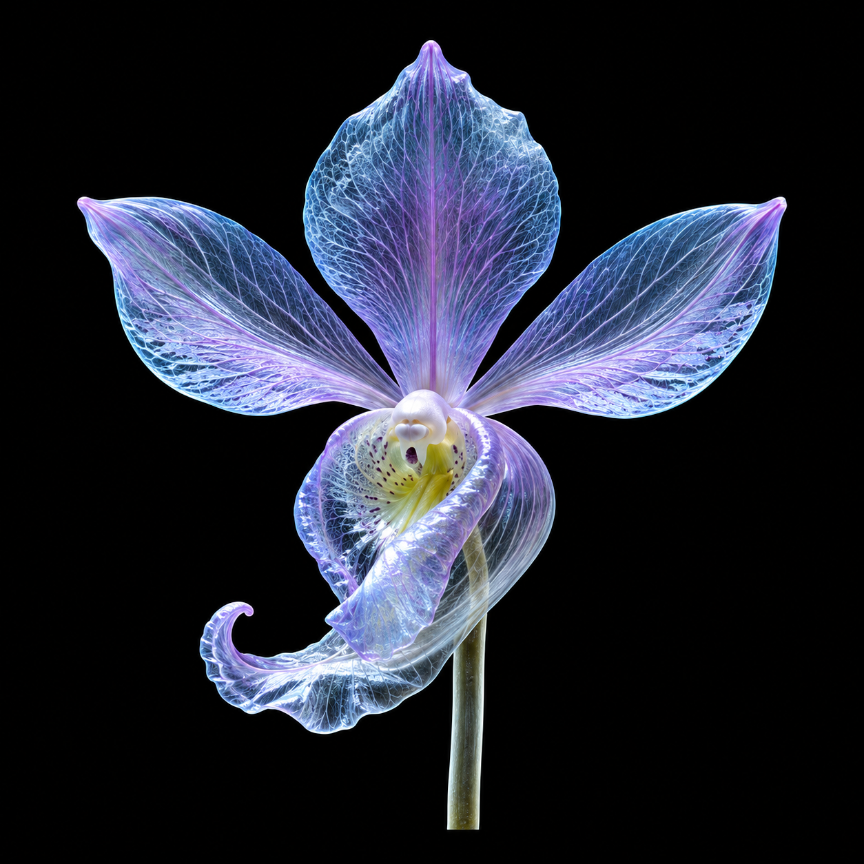 Velora: Mature flower. Fictional developmental artwork.